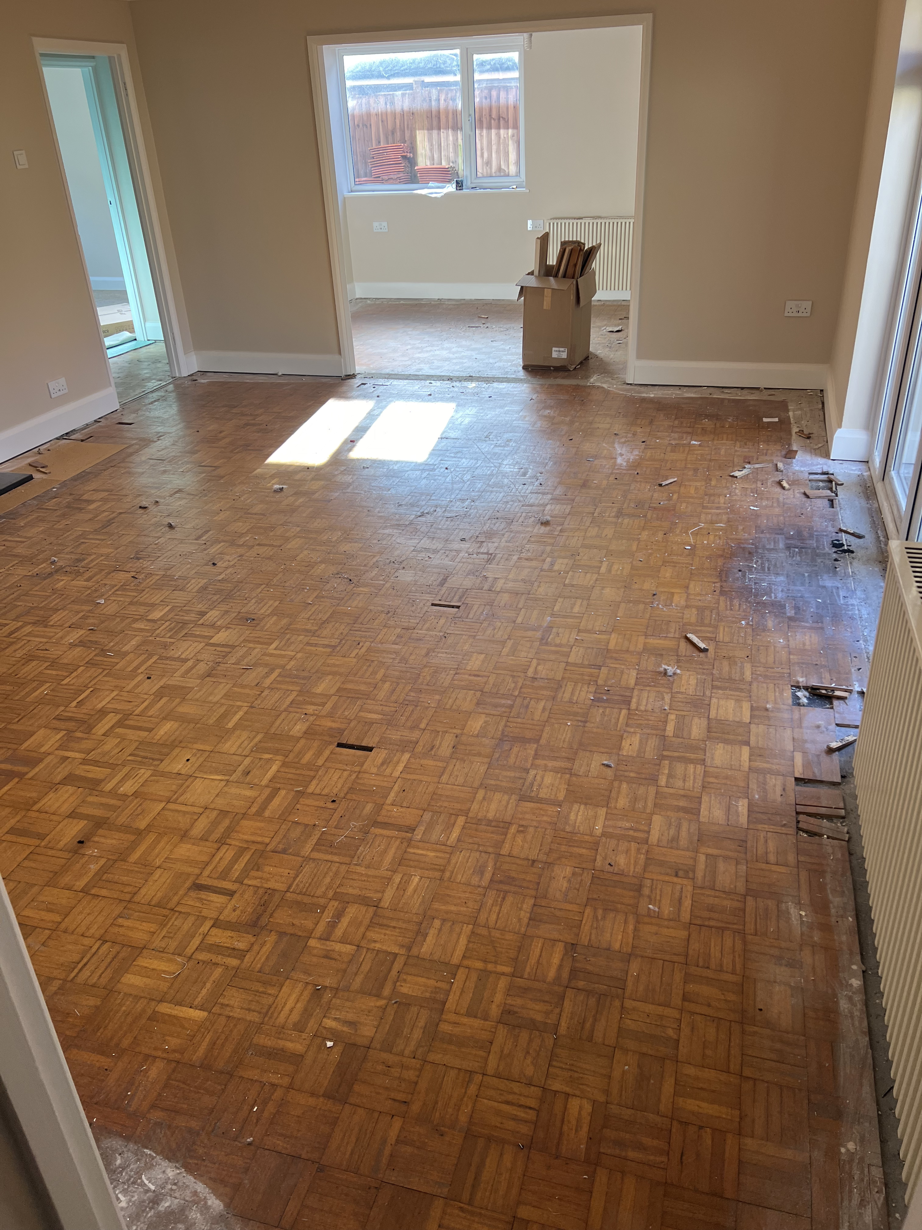 Living Room Flooring - before