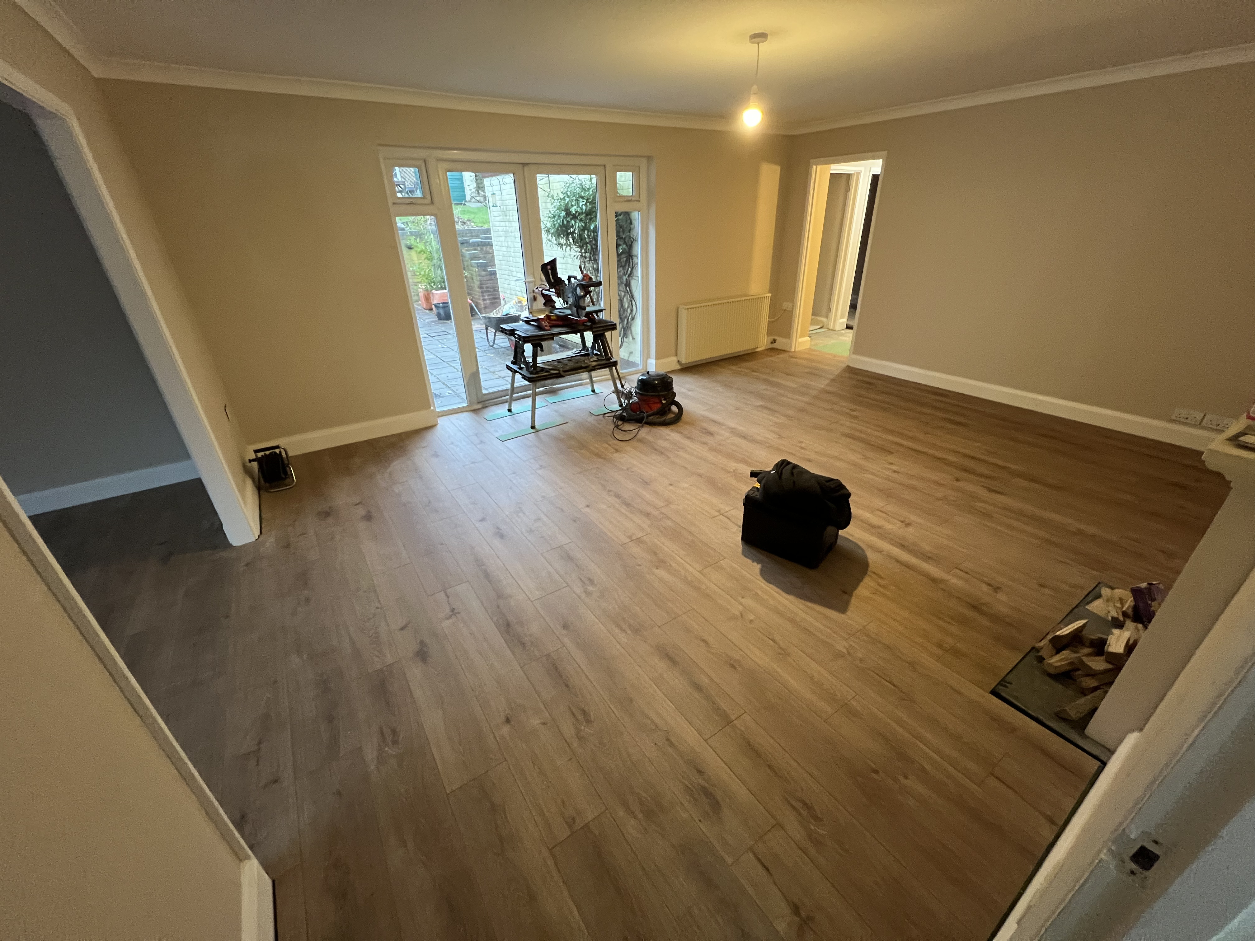 Living Room Flooring - after